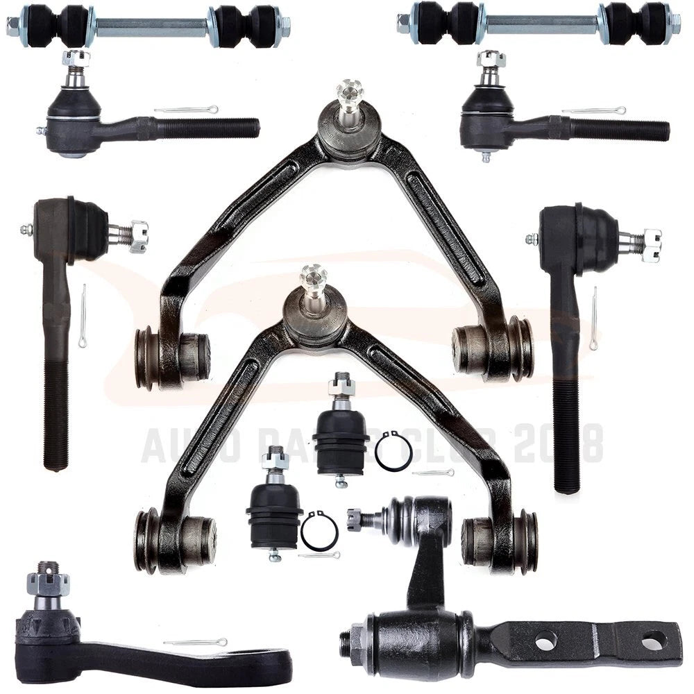 12Pc Front Upper Control Arm Tie Rod Ends for Ford F-150 (1997–2003)