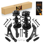 12x Front Struts Assy & Control Arm Sway Bars for Toyota Sienna (2007–2010)