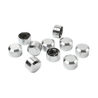 10 x Chrome Engine Bolt Topper Caps Covers for Harley Dyna Softail