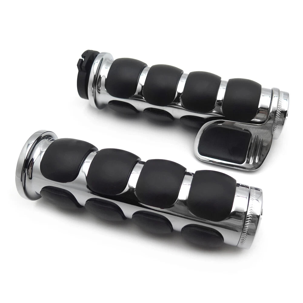1 Pair Billet Aluminum Hand Grips for Harley Touring Road King