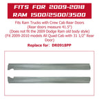 Slip-on Rocker Panels Pair for Dodge Ram 1500 2500 3500 (2009–2018)