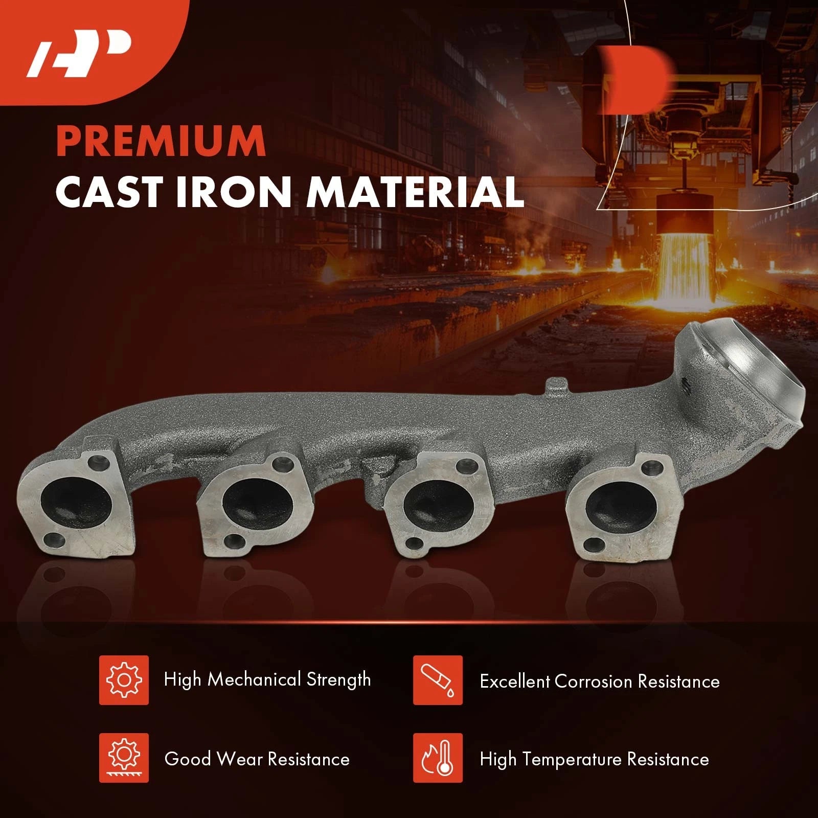 Exhaust Manifold with Gasket for Ford Explorer Mercury (2002–2005)
