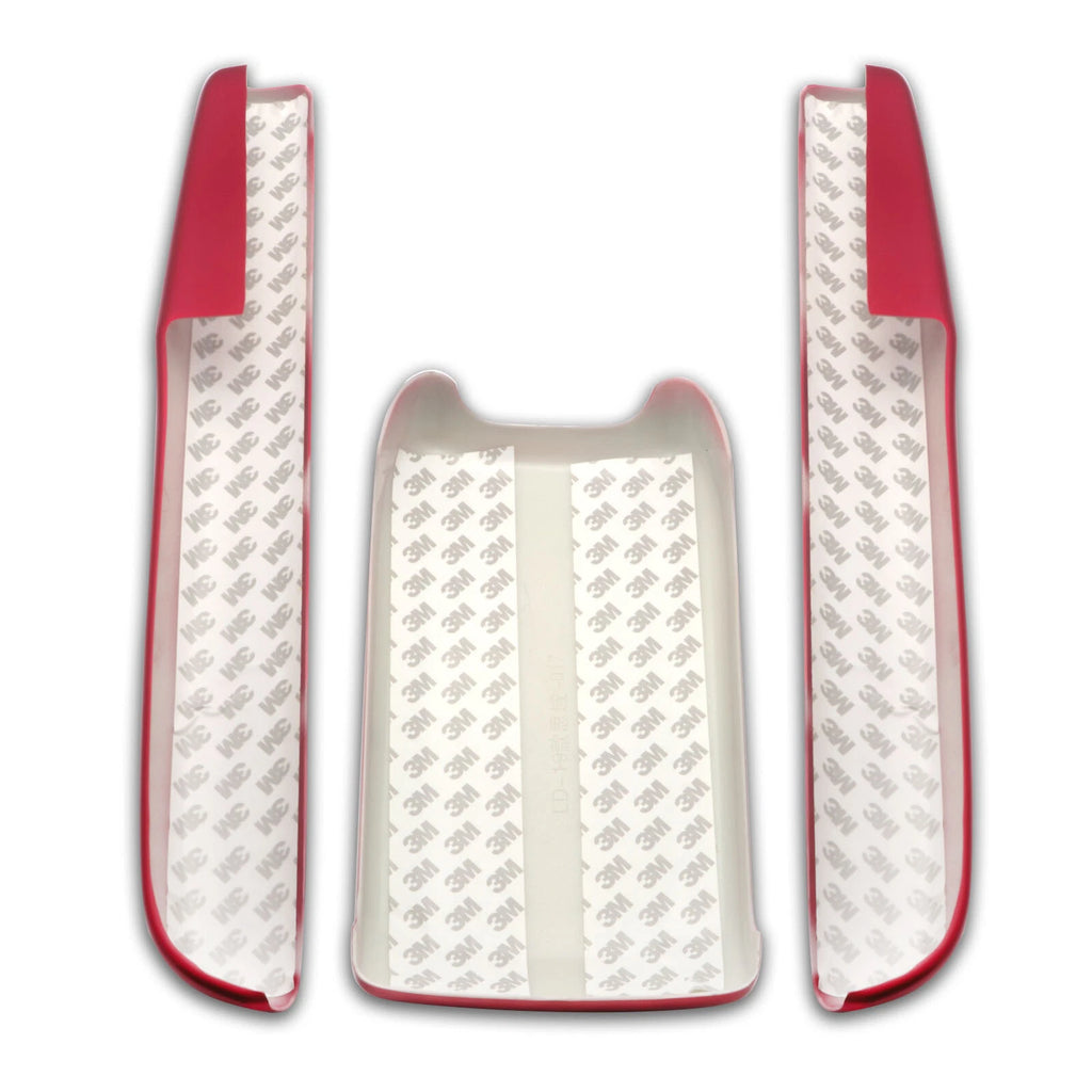 Red Inner Armrest Cover Seat Box Frame Molding for Honda Civic (2016-2021)