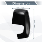 Left Rearview Mirror Cover Cap Gloss Black for Ford Transit Custom (2012–2023)