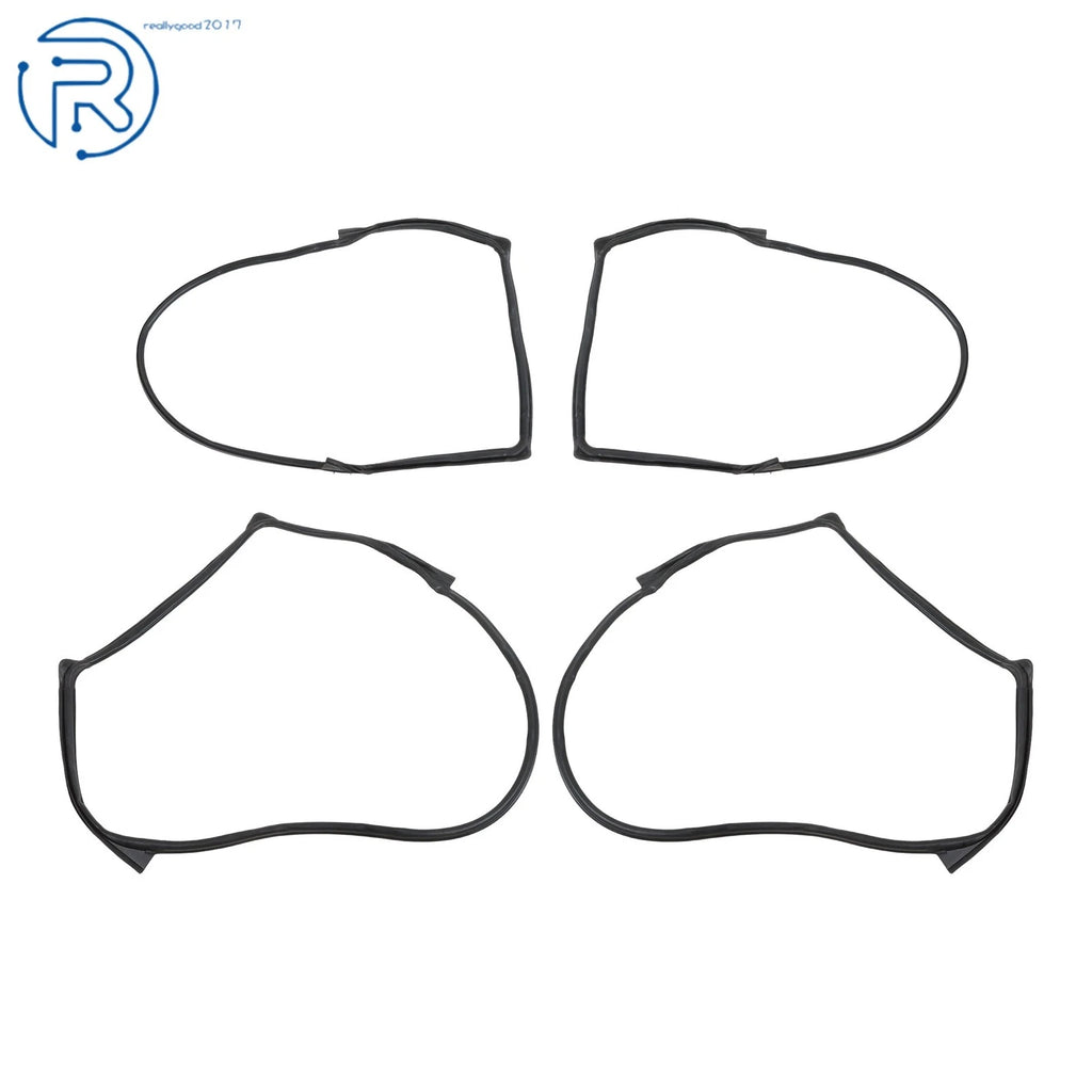 Set of 4 Rubber Window Belt Kit for Jeep Wrangler (2007-2018)