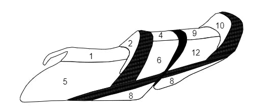 Blacktip Seat Cover for Yamaha WaveRunner VX Cruiser (2015–2019)
