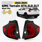 Tail Light Set for GMC Terrain SLE SLT AT4 (2022–2024) w/ Black Trim
