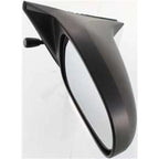 Set of 2 Manual Remote Mirrors for Honda Civic Sedan (1996–2000) Textured Black