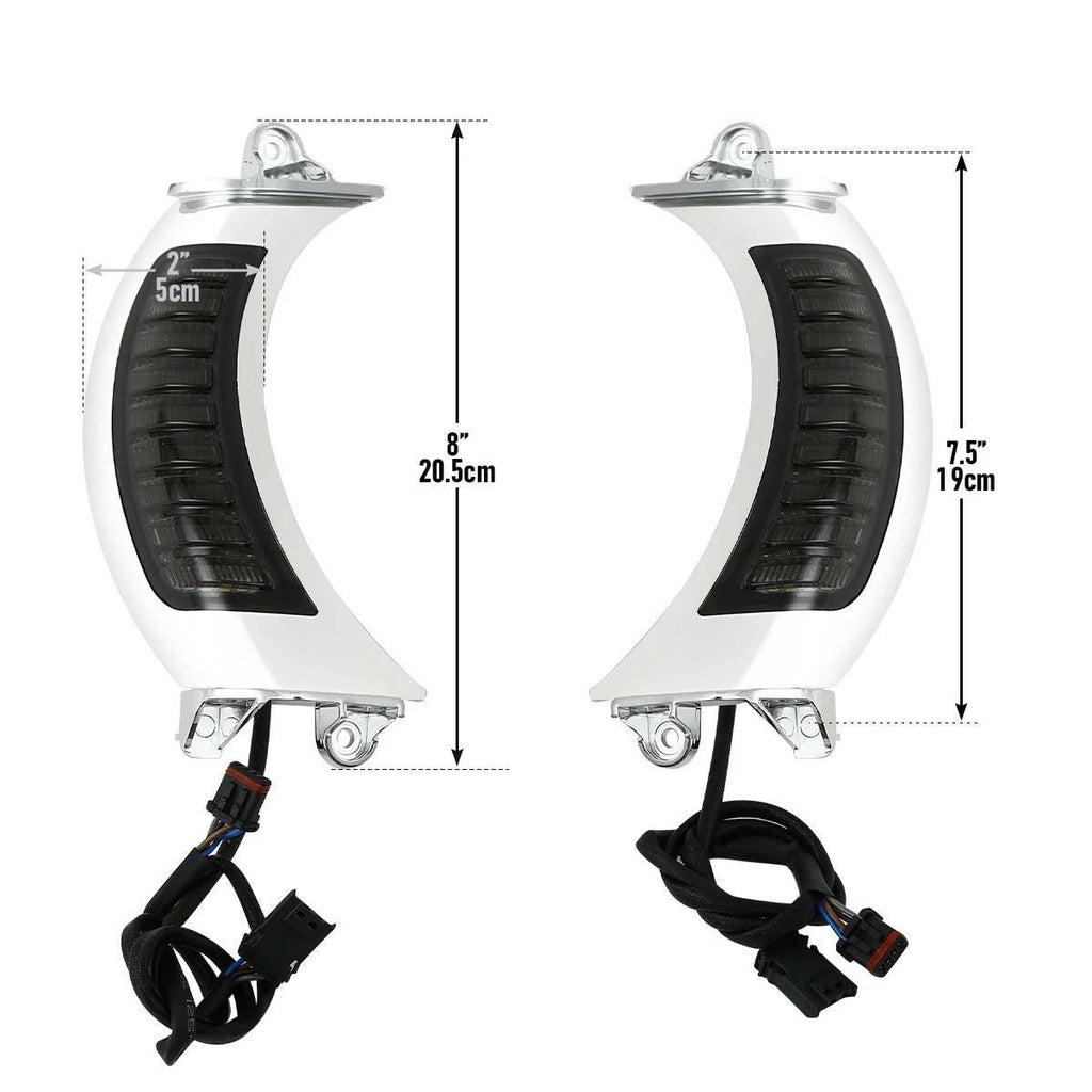 Headlight Fairing Vent Turn Signals for Harley Road Glide FLTRX (2015–2024)