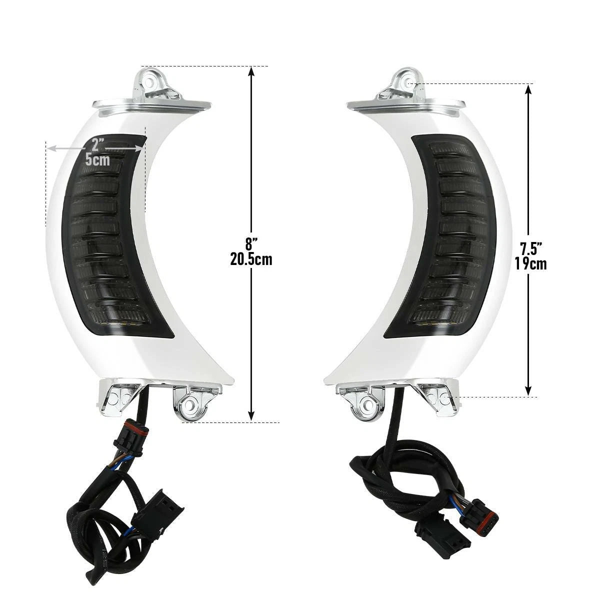 Headlight Fairing Vent Turn Signals for Harley Road Glide FLTRX (2015–2024)