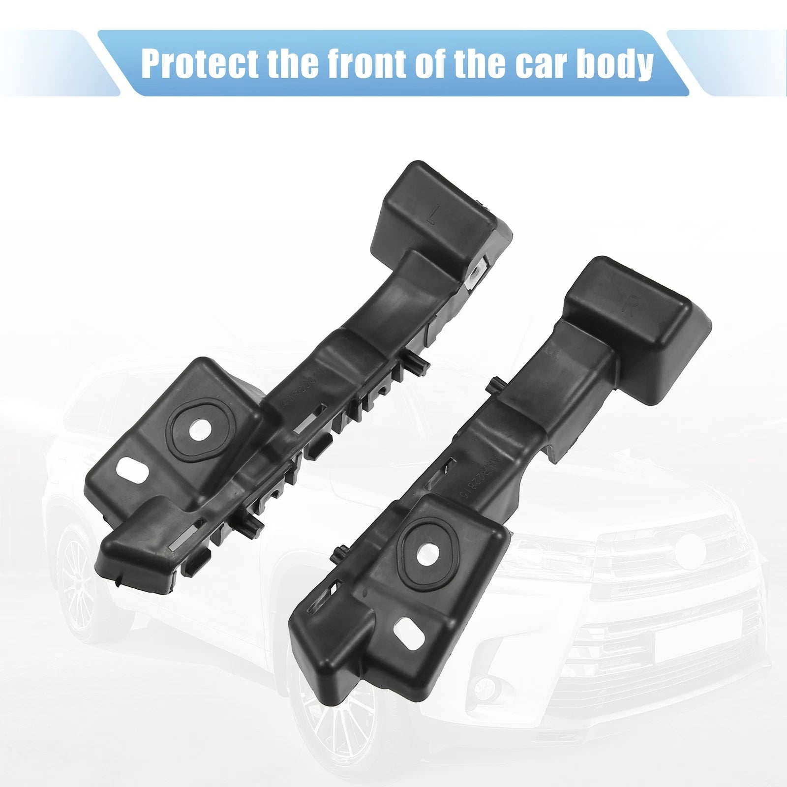 1 Pair Front Bumper Mounting Support Bracket 84081022 for Chevy Malibu (2016)