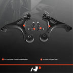 Set of 4 Front Lower Control Arms with Ball Joints for Honda Civic