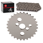 Cam Timing Chain & Sprocket for Honda XR80R CRF80F (2000–2009) 14321-GN1-A40 14401-943-013