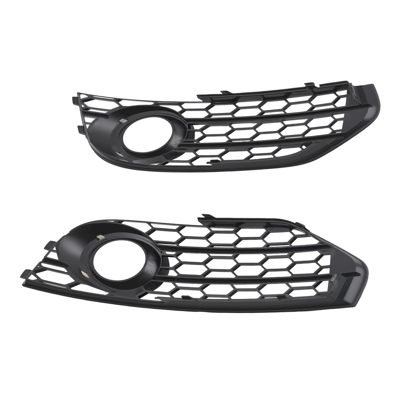 L+R Front Bumper Fog Light Grille for Audi A4 B8 B8.5 Allroad (2010–2015) 8K0807681H