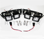 Set of 2 LED Pod Foglight Location Brackets for Dodge RAM 2500 3500 (2010–2018)