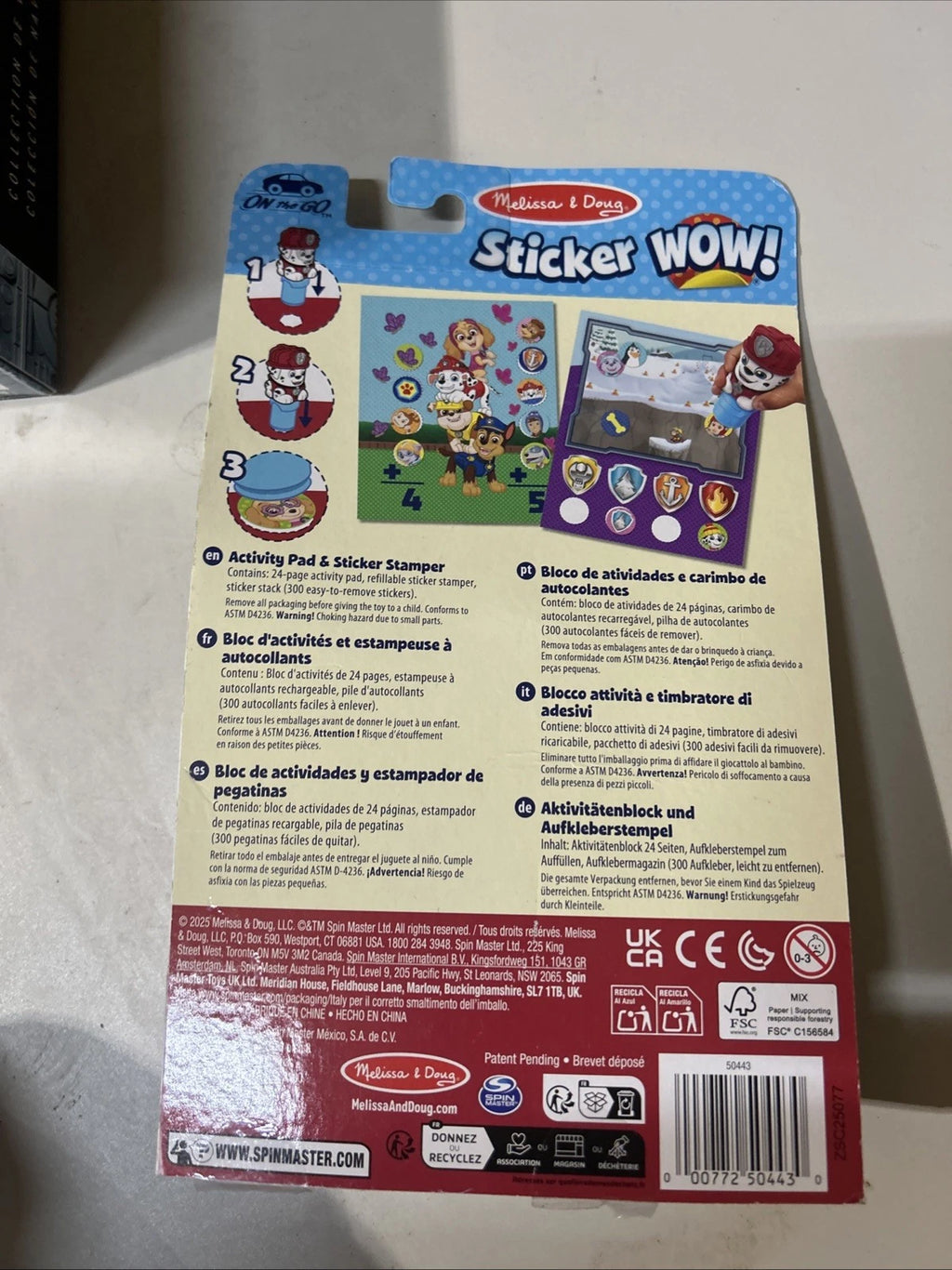 Sticker Stamp Book for Paw Patrol (Melissa & Doug)