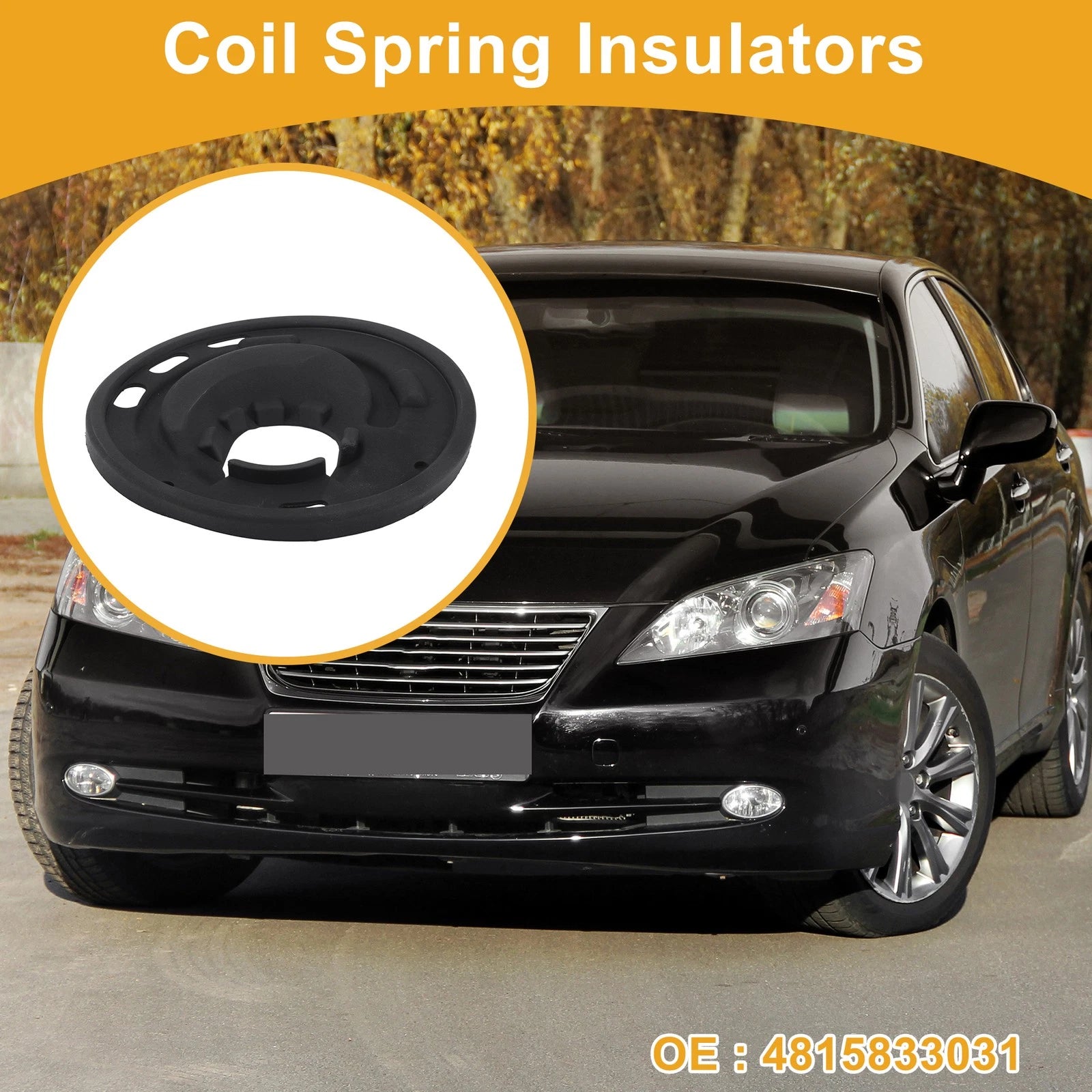 Lower Coil Spring Insulator No. 4815833031 for Lexus ES350 (2008–2012) Rubber