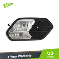 Fog Light for Ford Escape (2017–2019) Right Side Black Cover Halogen