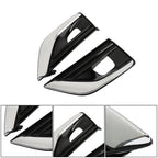 Set of 2 Black Fog Light Bezels for Infiniti Q50 (2018–2020)