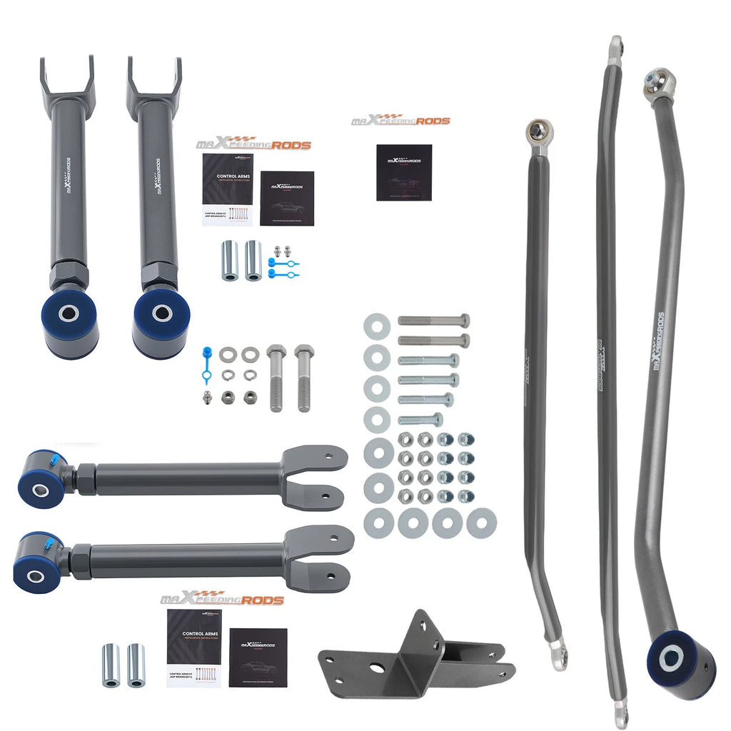 Front Upper Lower Control Arms Steering Kit for Jeep Cherokee XJ (1984-2001)