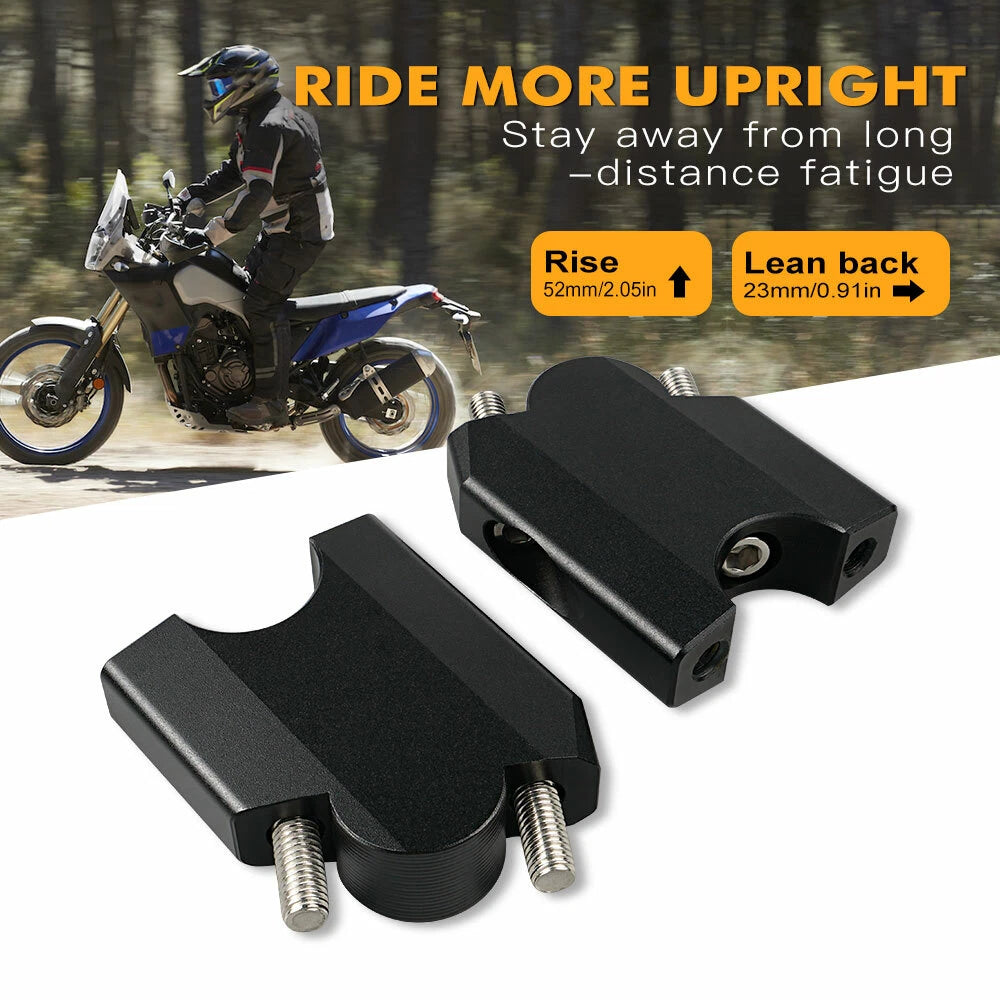 Handlebar Riser Mount Clamp Adapter for Yamaha Tenere 700 XT700Z (2019–2020)