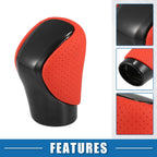 Automatic Gear Shift Knob for Lexus (2010–2023) - Black Red Faux Leather