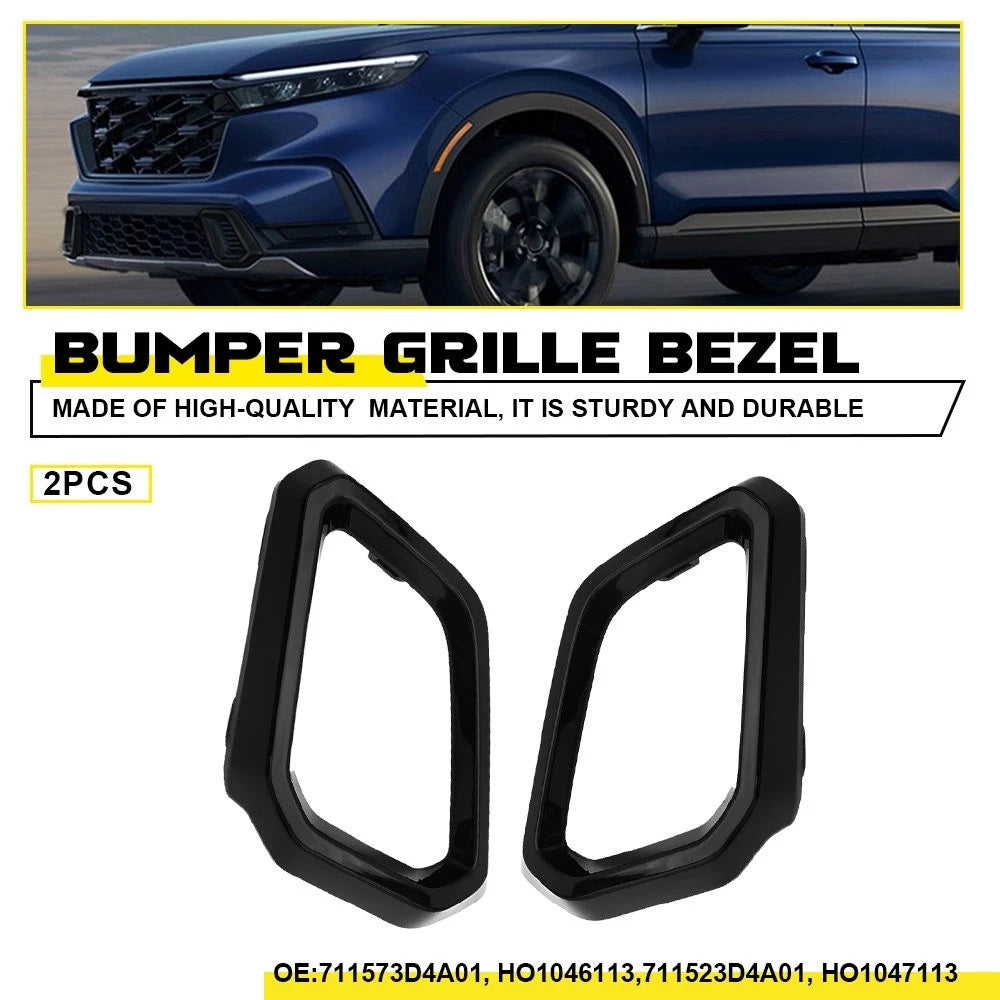 2Pcs Front Bumper Grille Bezel for Honda CR-V Hybrid (2023–2025)