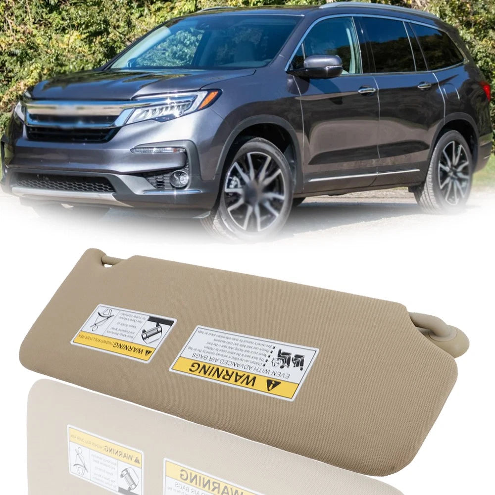 Left Side Visor for Honda Pilot (2017â2021) - Beige Plastic