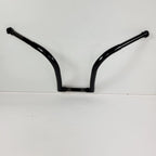 1-1/4" Gloss Black 12" Ape Hanger Handlebars for Harley (1" Clamping)