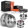 Front Disc Brake Rotor & Pads for Jeep Cherokee Wrangler (1997–2006)