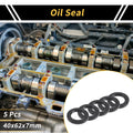 Set of 5 Oil Seal Rotary Shaft Seal NBR Rubber 40x62x7mm