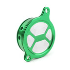 CNC Oil Filter Cover Cap for KX450 450F KLX450R Dirt Bike (2006-2015)