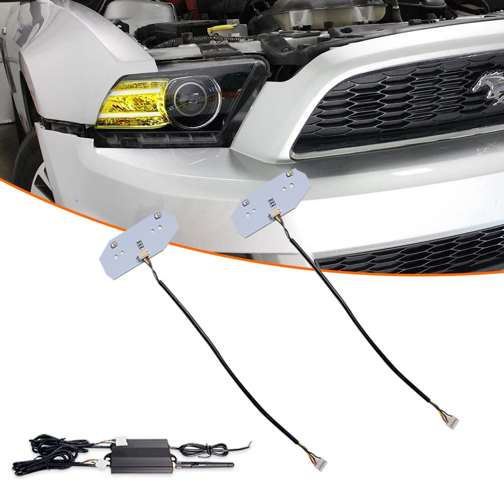 RGBW Multicolor LED DRL Lighting Kit for Ford Mustang (2013–2014)