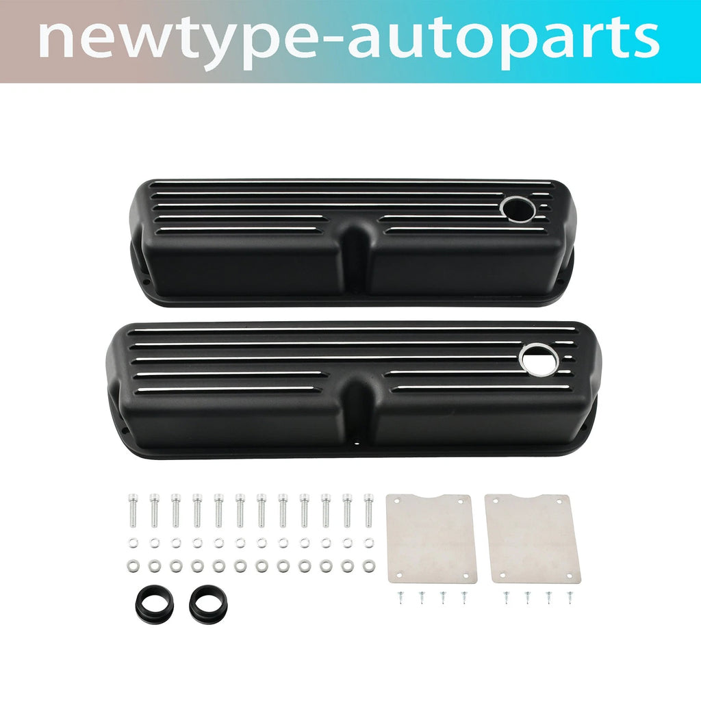 Full Finned Tall Aluminum Valve Covers for Small Block Ford 302 351W