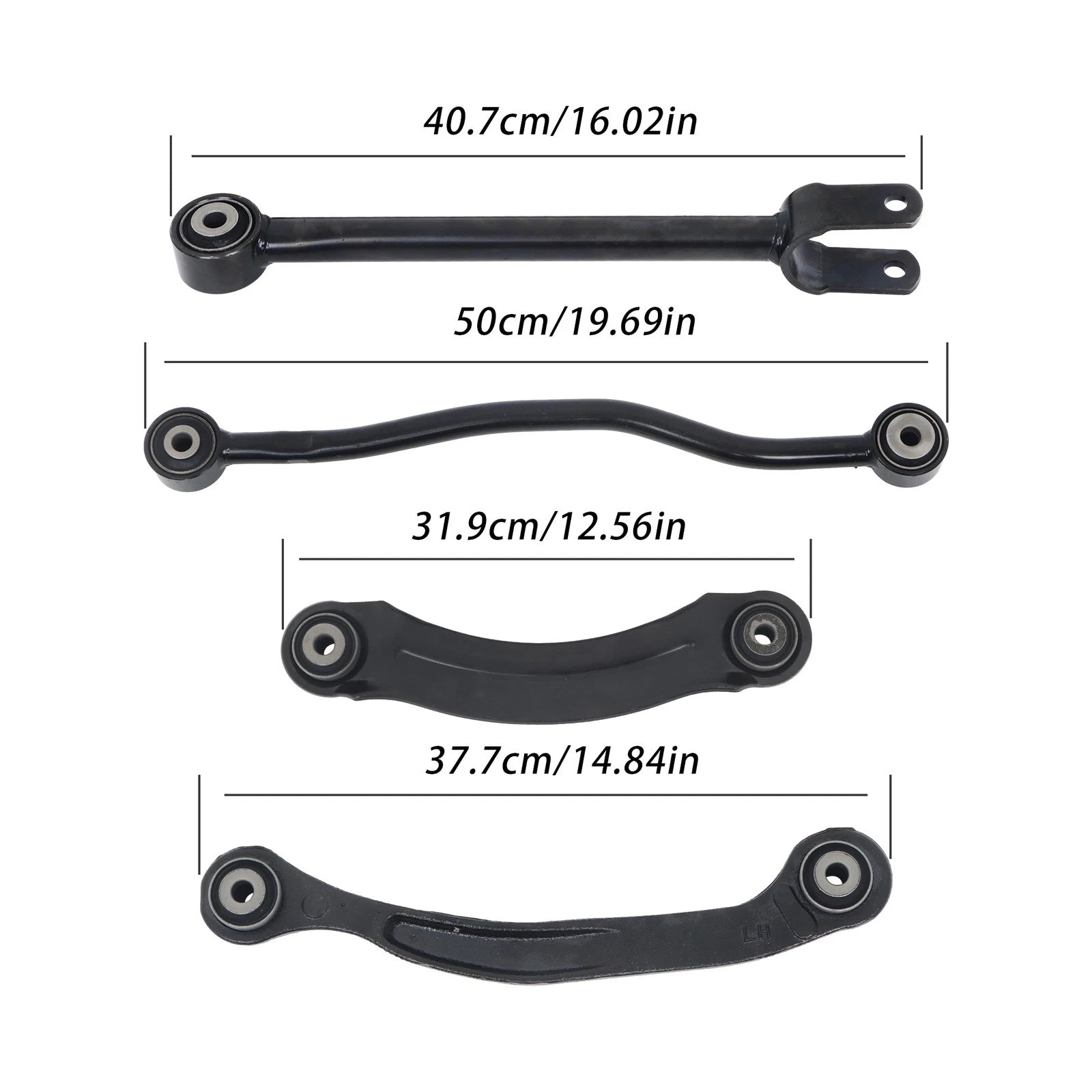 Set of 8 Rear Upper Control Arms for Dodge Challenger (2008-2015)