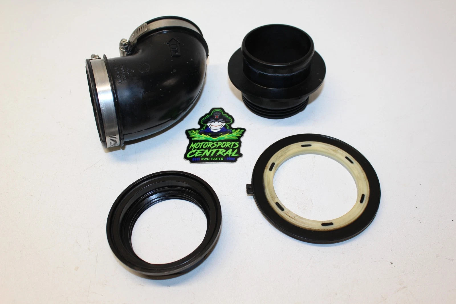 Thru Hull Exhaust Fitting Elbow Hose for Sea-Doo RXP RXT X GTX GTR GTI (2018–2026)