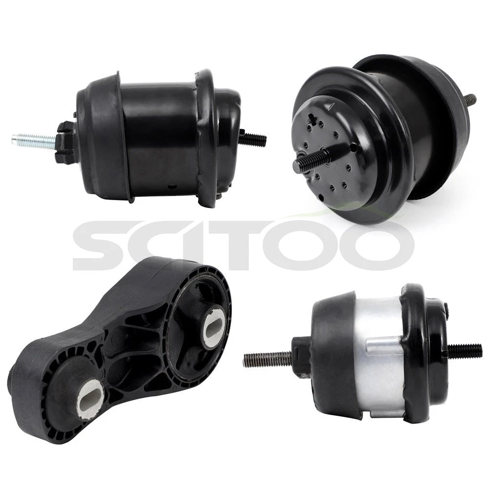 4Pcs Engine Motor Mount Kit for Chevrolet Traverse, GMC Acadia (2009–2015)