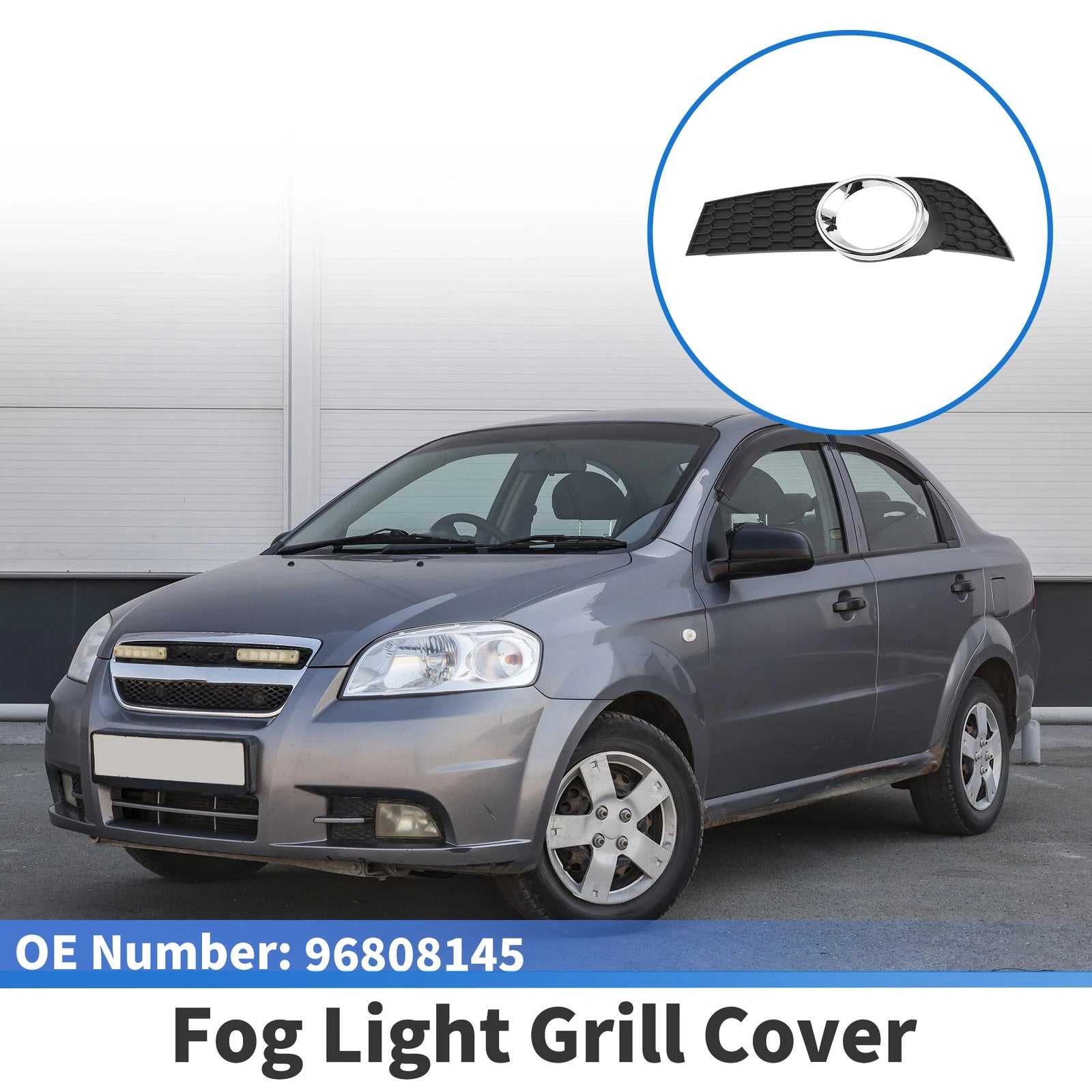 Fog Light Grill for Chevrolet Aveo (2009–2011) No. 96808145
