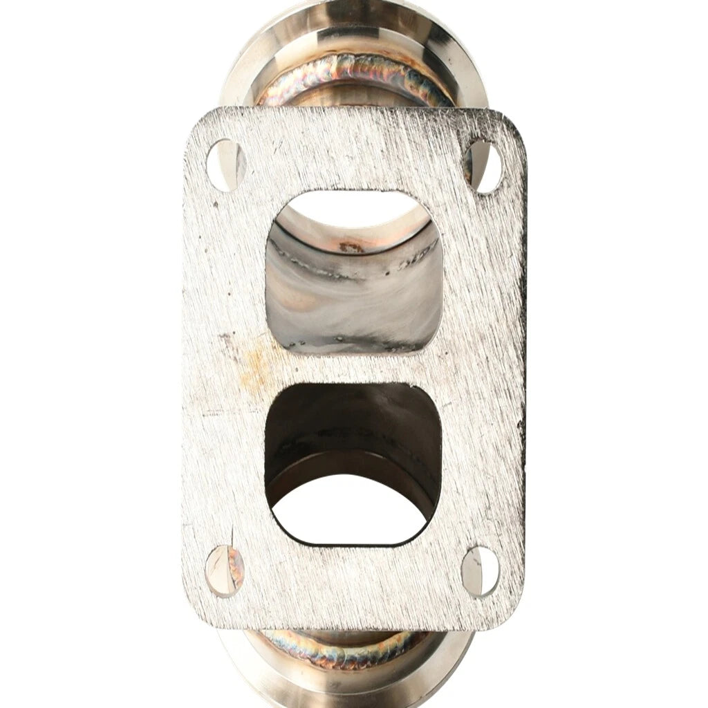 Turbo Y Elbow Adapter for T4 Twin Scroll to Dual 2.5" V-band Flange