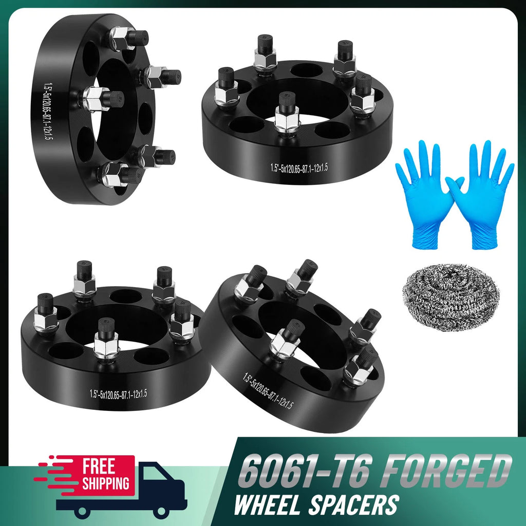 1.5 in 5x4.75 Wheel Spacers M12x1.5 for 1995–2009 GMC Jimmy Cadillac XLR