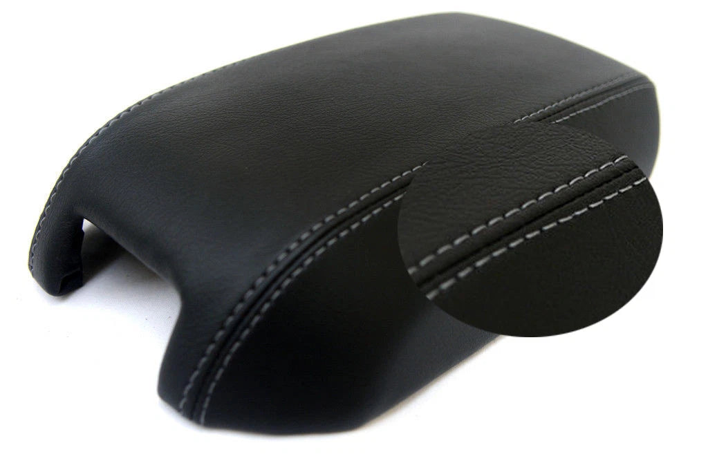 Center Console Armrest Cover for Volvo XC90 (2003–2014) Gray Stitch