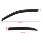 Wavy Mugen Style Window Visor Rain Guard for Honda Accord (2003–2007)