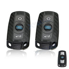 Carbon Fiber Pattern Silicone Key Fob Cover for BMW First Gen (2011–2013)