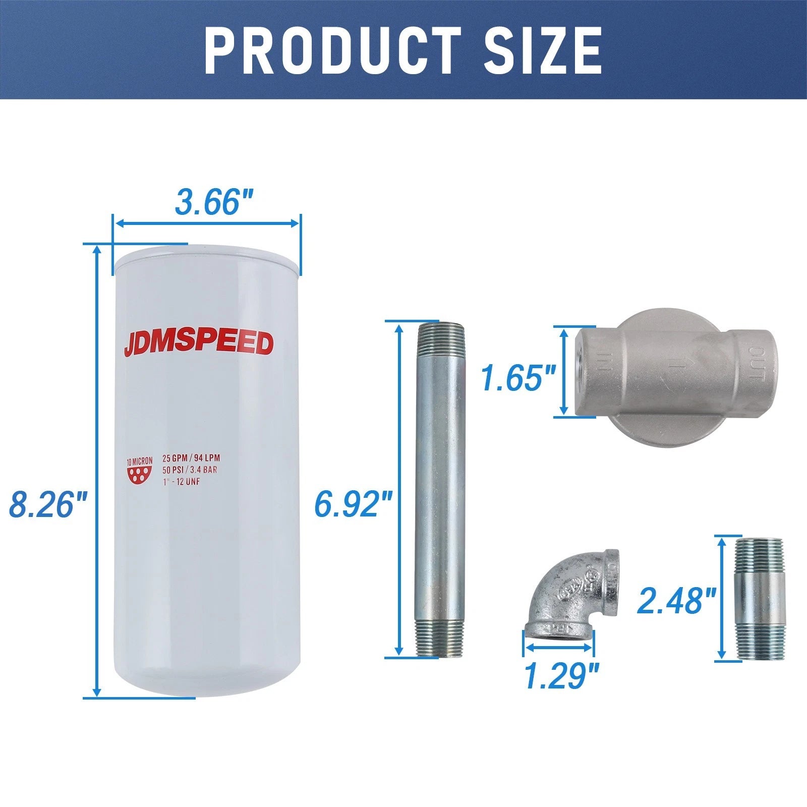 Particulate Filter for Diesel Gas Transfer Tanks (Fits 18GPM)