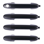 4pc Front/Rear Door Handles Blk for Hyundai Santa Fe CM (2006–2012)