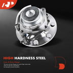 2X Front Wheel Hub & Bearing Assembly for Chevrolet Express 2500 (2003–2023)