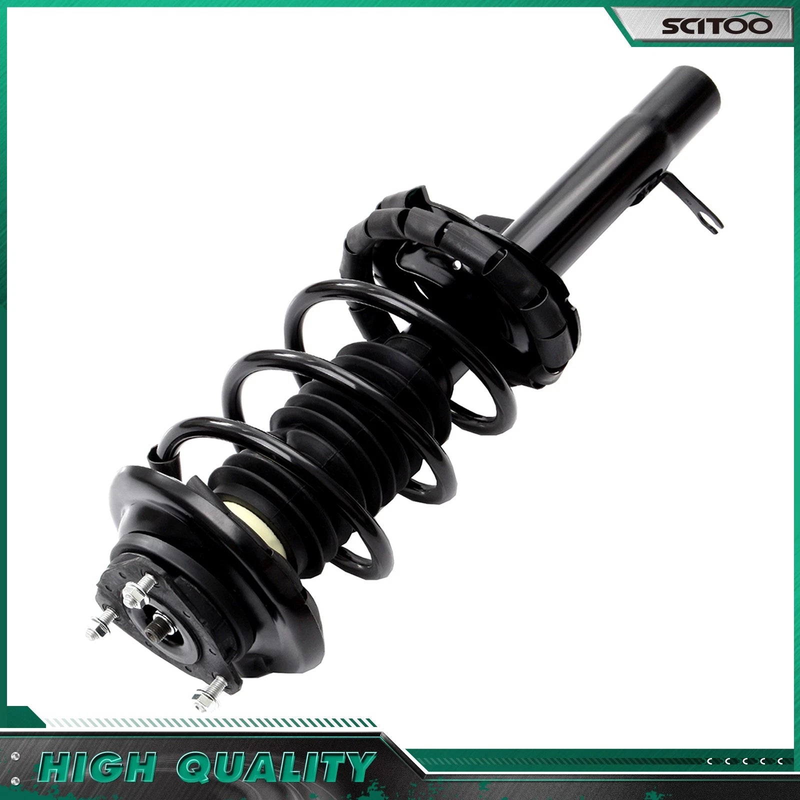 Set of 2 Complete Struts Coil Spring Assembly Kits for Ford Focus (2000–2005)