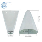 4 Pack Chicken Restraining Cone for Poultry (Up to 8 Pounds)