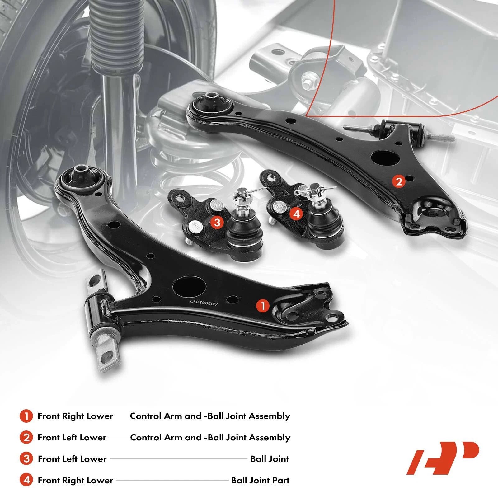 Front Control Arm and Ball Joint Assembly for Toyota Avalon Camry (2000-2006)