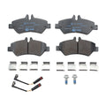 Set of 4 Hella Rear Low-Metallic Disc Brake Pads for Mercedes Sprinter 2500 (2010–2018)